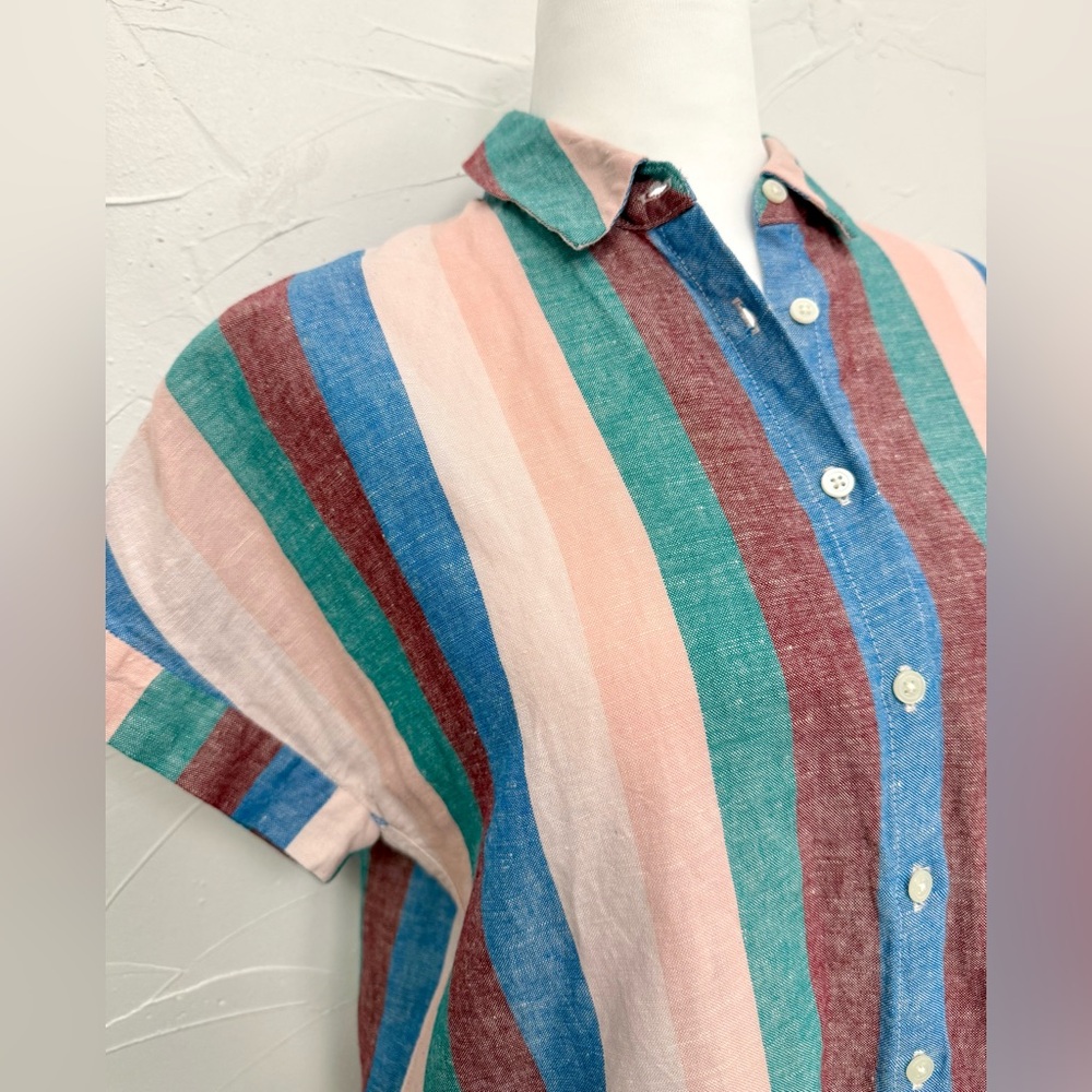Madewell Central Shirtdress in Flagstaff Stripe - Picture 8 of 15